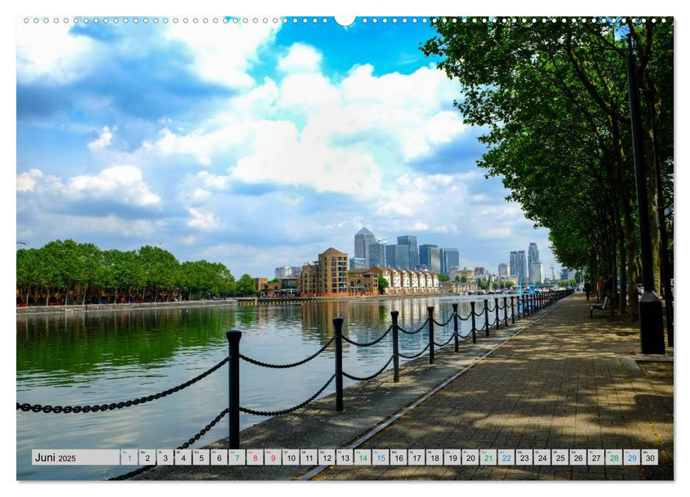 London - Flüsse, Seen und Kanäle (CALVENDO Wandkalender 2025)