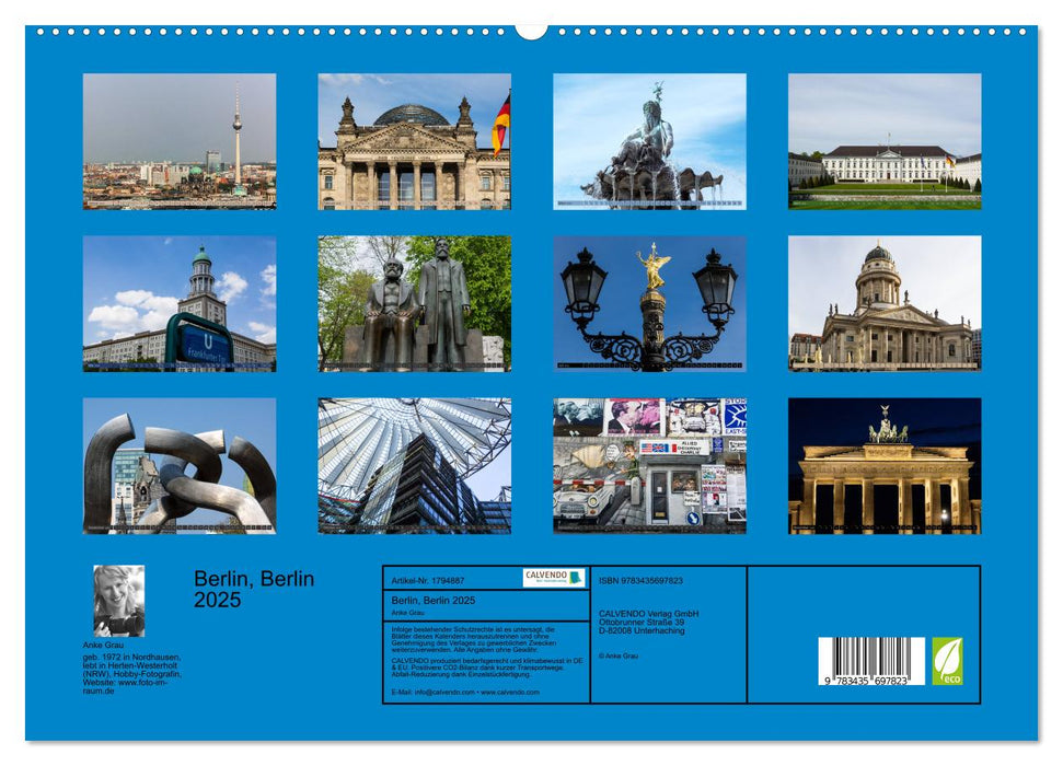 Berlin, Berlin 2025 (CALVENDO Premium Wandkalender 2025)