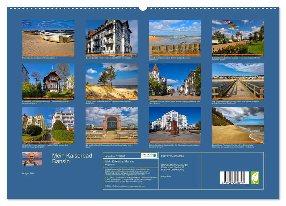 Mein Kaiserbad Bansin (CALVENDO Premium Wandkalender 2025)
