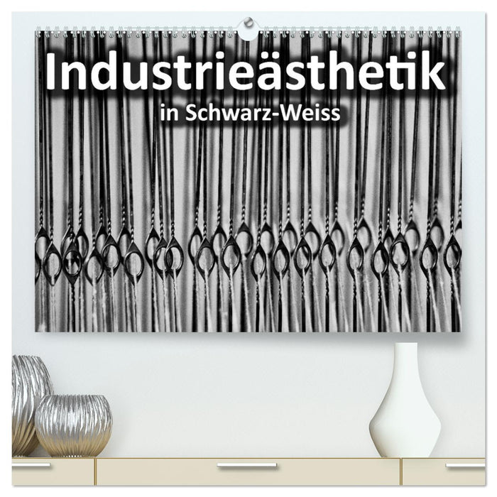 Industrieästhetik in Schwarz-Weiss (CALVENDO Premium Wandkalender 2025)