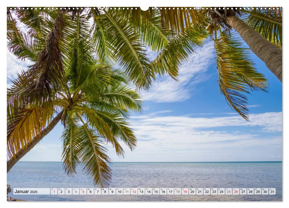 FLORIDA KEYS UND KEY WEST Malerische Reiseroute (CALVENDO Wandkalender 2025)