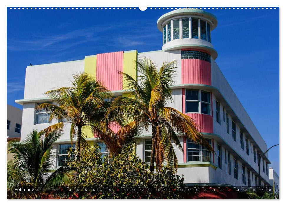 Miami South Beach (CALVENDO Premium Wandkalender 2025)