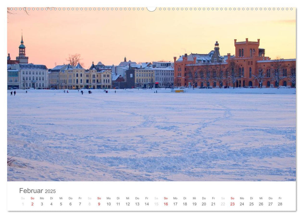 Schwerin - Impressionen (CALVENDO Premium Wandkalender 2025)