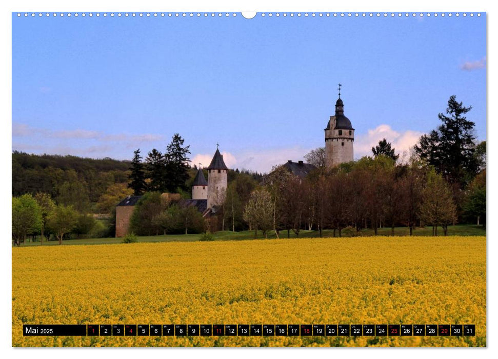 Burgen und Schlösser der Eifel (CALVENDO Premium Wandkalender 2025)