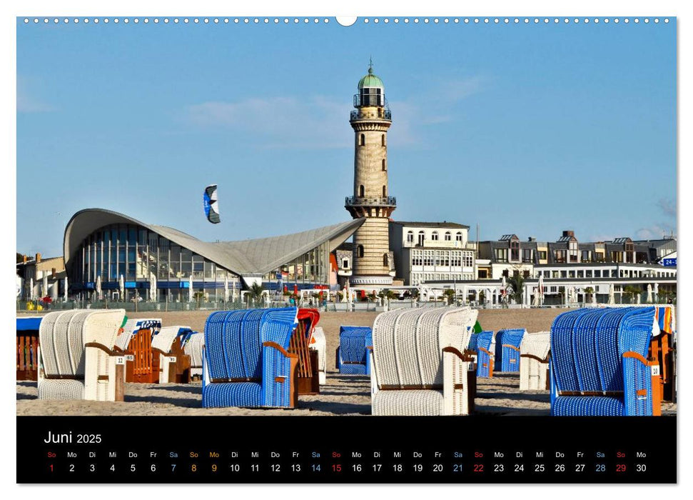 Warnemünde - Maritime Landschaften (CALVENDO Premium Wandkalender 2025)