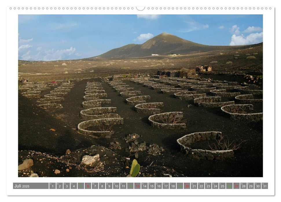 Aus dem Meer geboren - Lanzarote (CALVENDO Premium Wandkalender 2025)