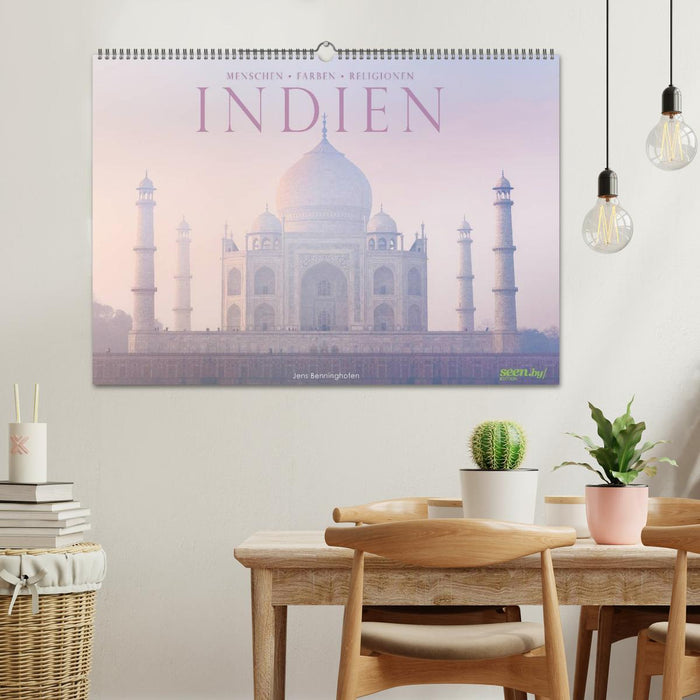 Indien: Menschen • Farben • Religionen (CALVENDO Wandkalender 2025)