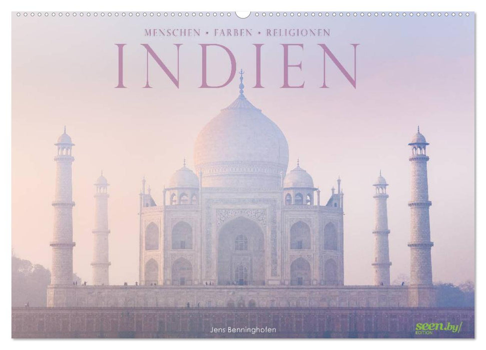 Indien: Menschen • Farben • Religionen (CALVENDO Wandkalender 2025)