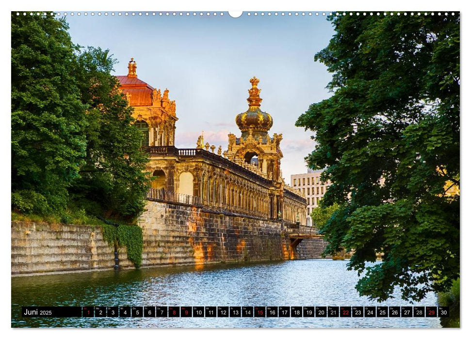 WUNDERVOLLES DRESDEN (CALVENDO Premium Wandkalender 2025)