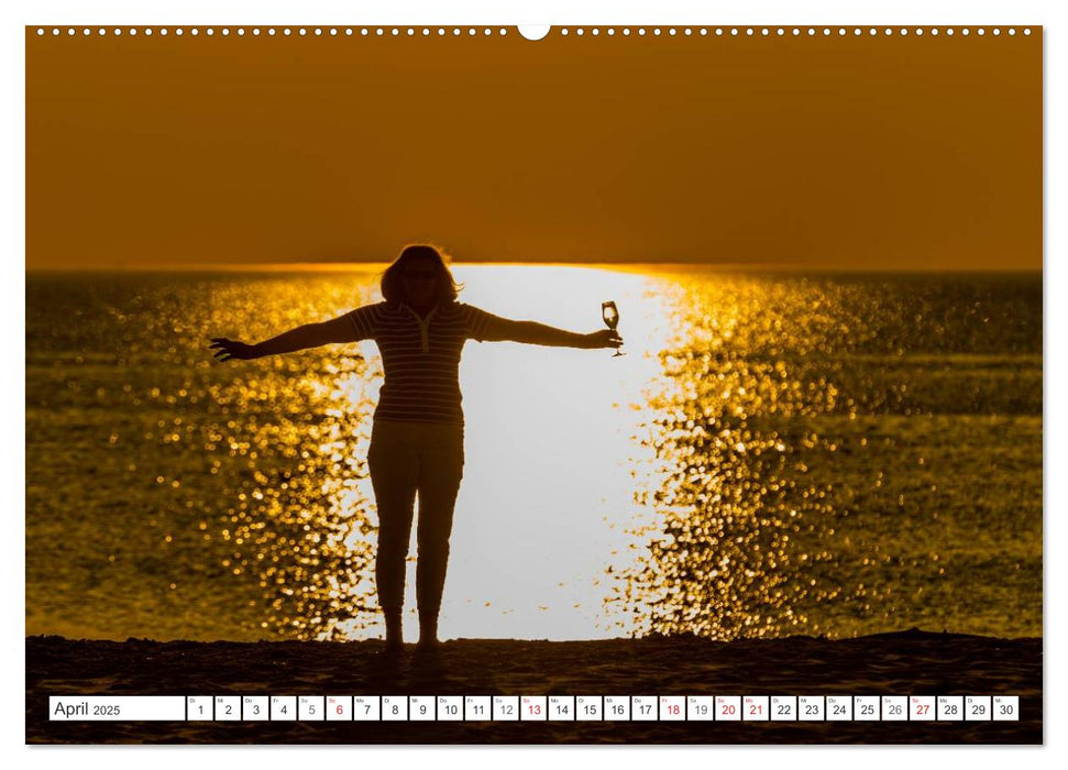 Emotionale Momente: Sylt in Gold. (CALVENDO Premium Wandkalender 2025)