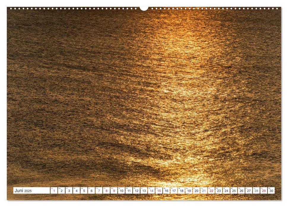 Emotionale Momente: Sylt in Gold. (CALVENDO Premium Wandkalender 2025)