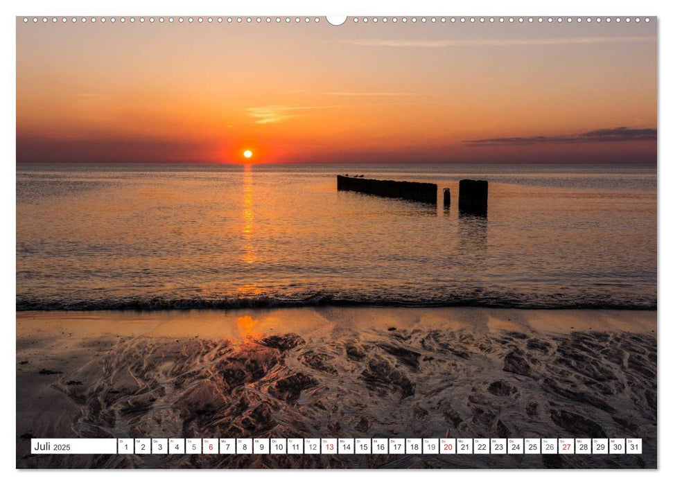 Emotionale Momente: Sylt in Gold. (CALVENDO Premium Wandkalender 2025)