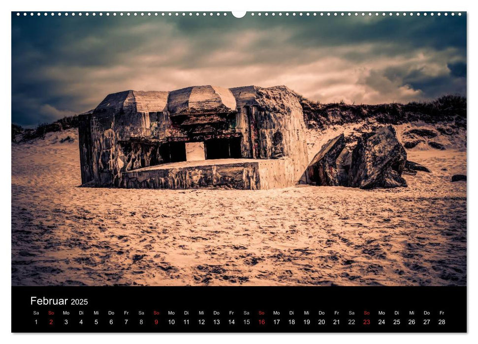 The Atlantic Wall - Die Houvig Festung 2025 (CALVENDO Premium Wandkalender 2025)