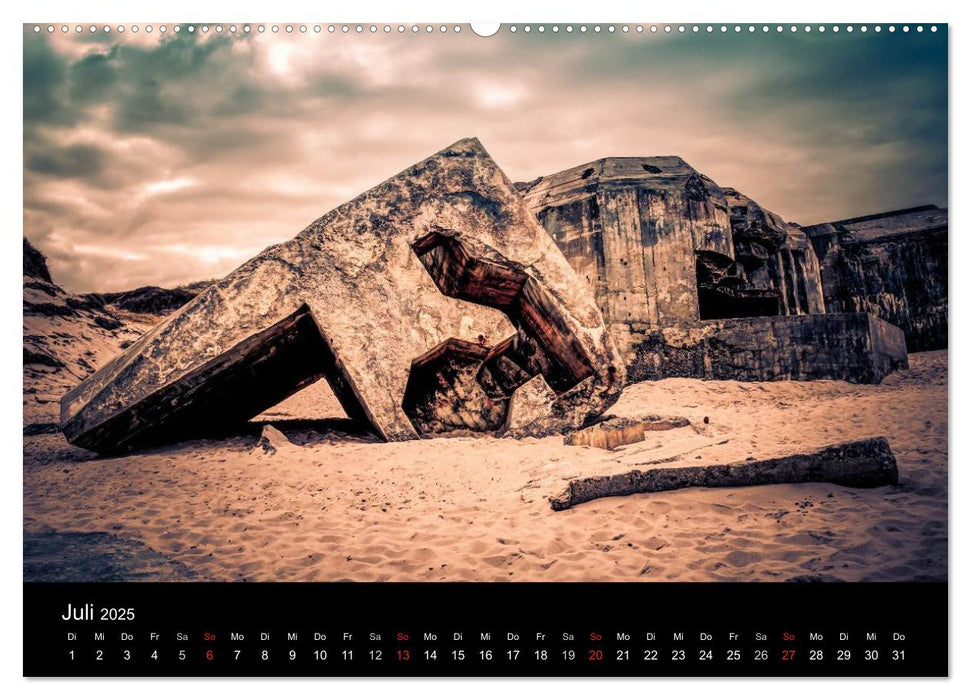 The Atlantic Wall - Die Houvig Festung 2025 (CALVENDO Premium Wandkalender 2025)