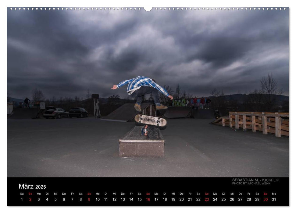 it's SKATEBOARDING (CALVENDO Premium Wandkalender 2025)