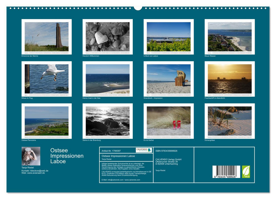 Ostsee Impressionen Laboe (CALVENDO Premium Wandkalender 2025)