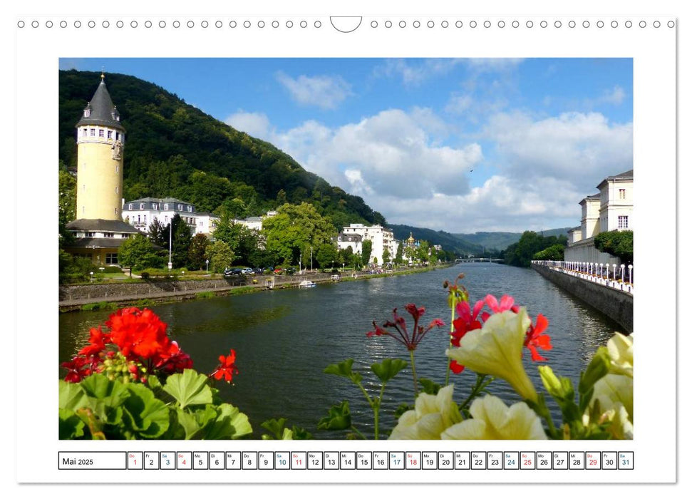 Bad Ems - Kurort und Kaiserbad an der Lahn (CALVENDO Wandkalender 2025)