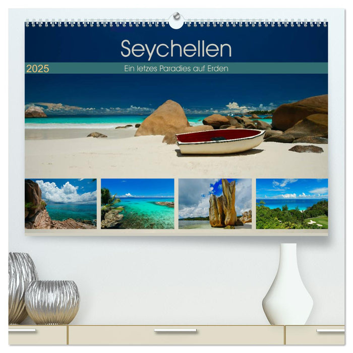 Seychellen - Ein letztes Paradies auf Erden (CALVENDO Premium Wandkalender 2025)