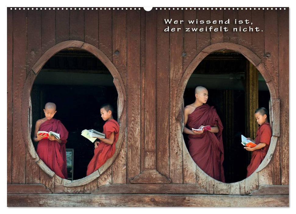 BUDDHAS WEISHEITEN - Balsam für die Seele (CALVENDO Premium Wandkalender 2025)