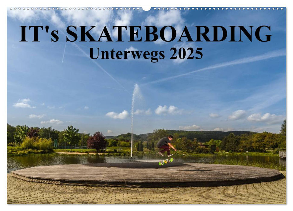 it's Skateboarding - Unterwegs (CALVENDO Wandkalender 2025)