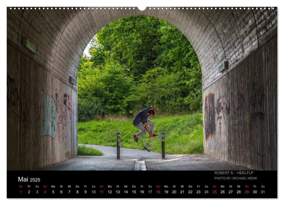 it's Skateboarding - Unterwegs (CALVENDO Wandkalender 2025)