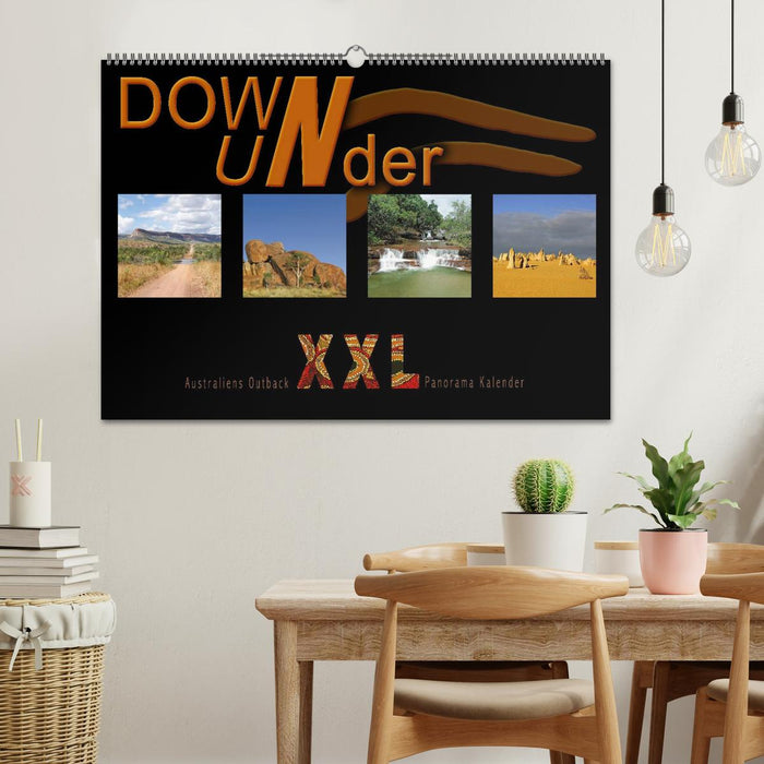 Down Under - Australiens Outback XXL (CALVENDO Wandkalender 2025)