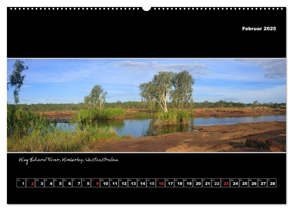 Down Under - Australiens Outback XXL (CALVENDO Wandkalender 2025)