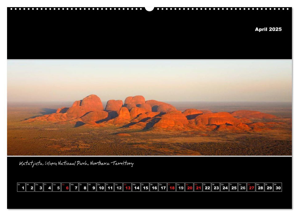 Down Under - Australiens Outback XXL (CALVENDO Wandkalender 2025)