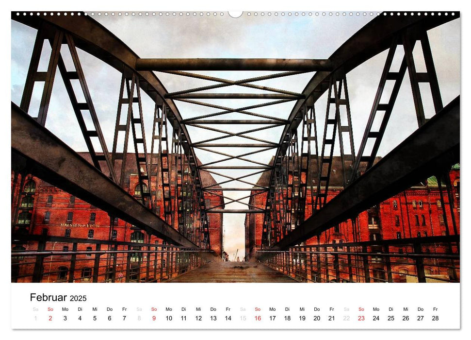 Silberstein porträtiert Hamburg (CALVENDO Wandkalender 2025)