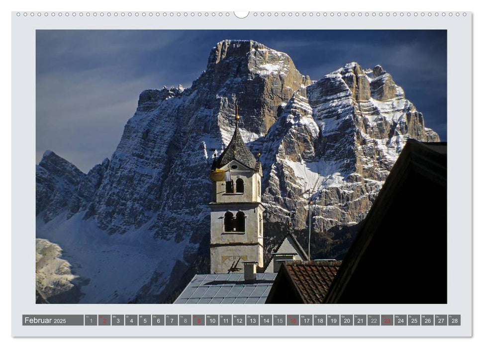 Wunder aus Fels Die Dolomiten (CALVENDO Premium Wandkalender 2025)