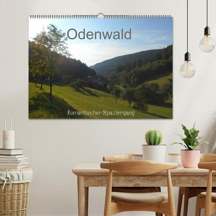 Odenwald - Romantischer Spaziergang (CALVENDO Wandkalender 2025)