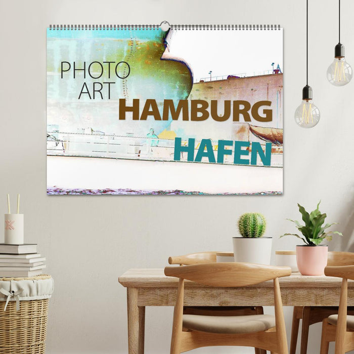 Photo-Art / Hamburg Hafen (CALVENDO Wandkalender 2025)