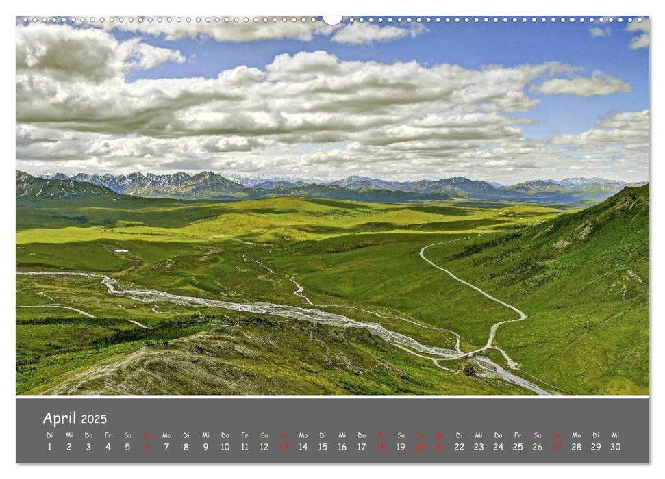 Unterwegs in Alaska (CALVENDO Premium Wandkalender 2025)