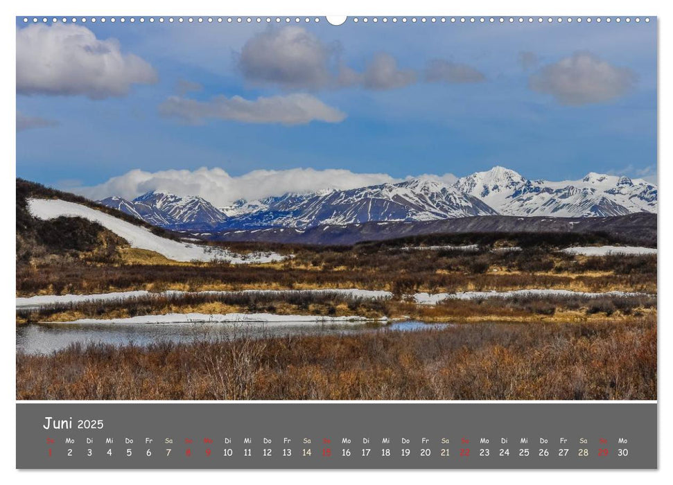 Unterwegs in Alaska (CALVENDO Premium Wandkalender 2025)