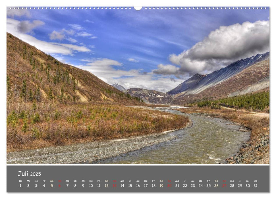 Unterwegs in Alaska (CALVENDO Premium Wandkalender 2025)