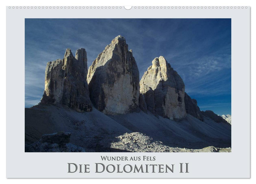 Wunder aus Fels - Die Dolomiten II (CALVENDO Wandkalender 2025)