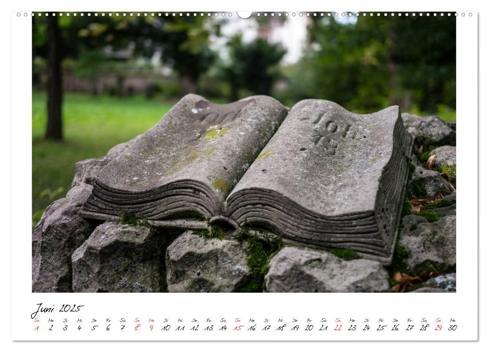 Alter Friedhof Freiburg (CALVENDO Premium Wandkalender 2025)