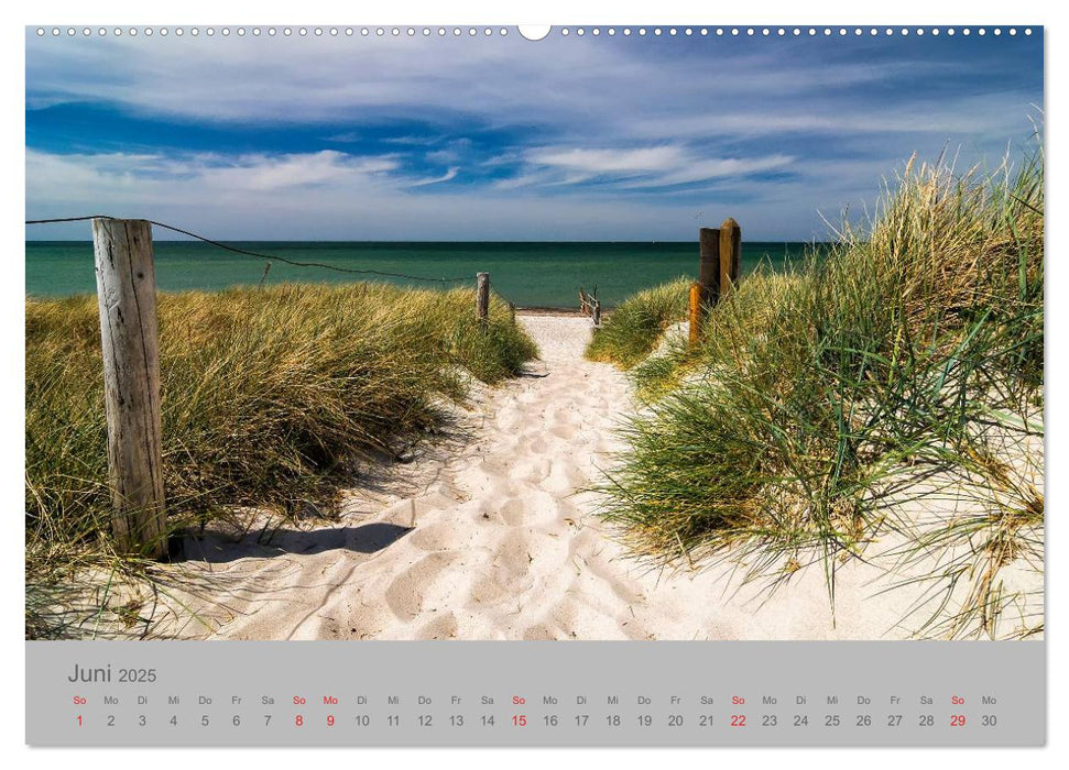 Ostsee, Fischland-Darß (CALVENDO Wandkalender 2025)