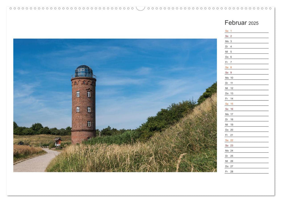 Zeit für Erholung - Insel Rügen / Geburtstagskalender (CALVENDO Premium Wandkalender 2025)