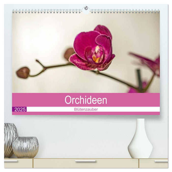 Blütenzauber Orchideen (CALVENDO Premium Wandkalender 2025)