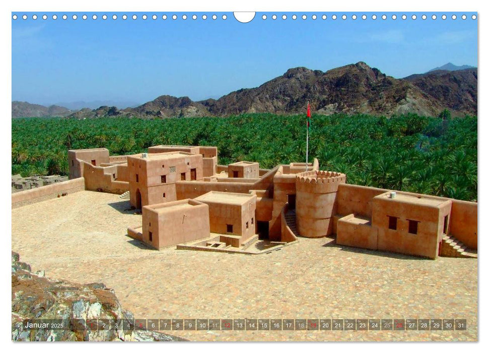 Oman - Eine Bilder-Reise (CALVENDO Wandkalender 2025)