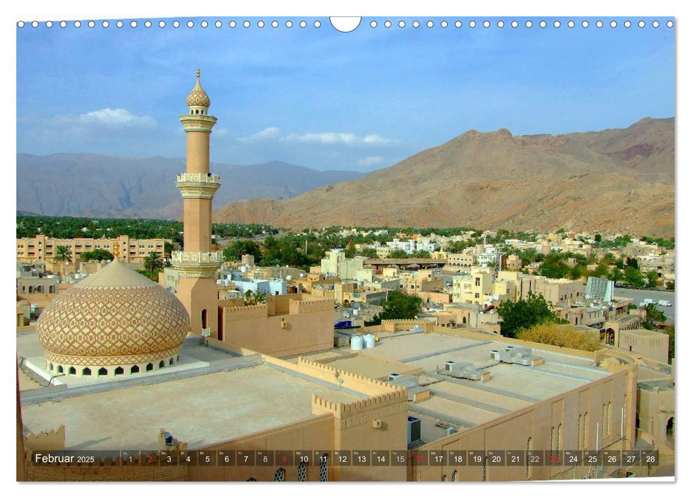 Oman - Eine Bilder-Reise (CALVENDO Wandkalender 2025)