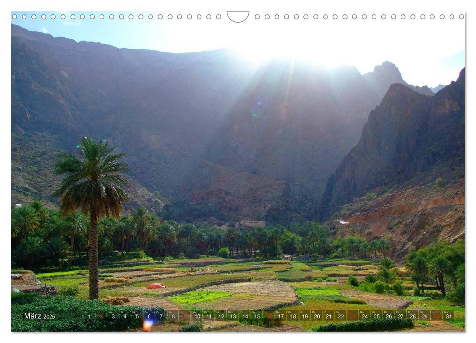 Oman - Eine Bilder-Reise (CALVENDO Wandkalender 2025)