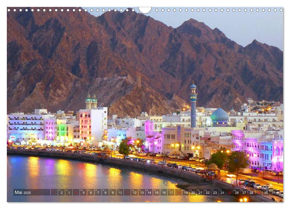 Oman - Eine Bilder-Reise (CALVENDO Wandkalender 2025)