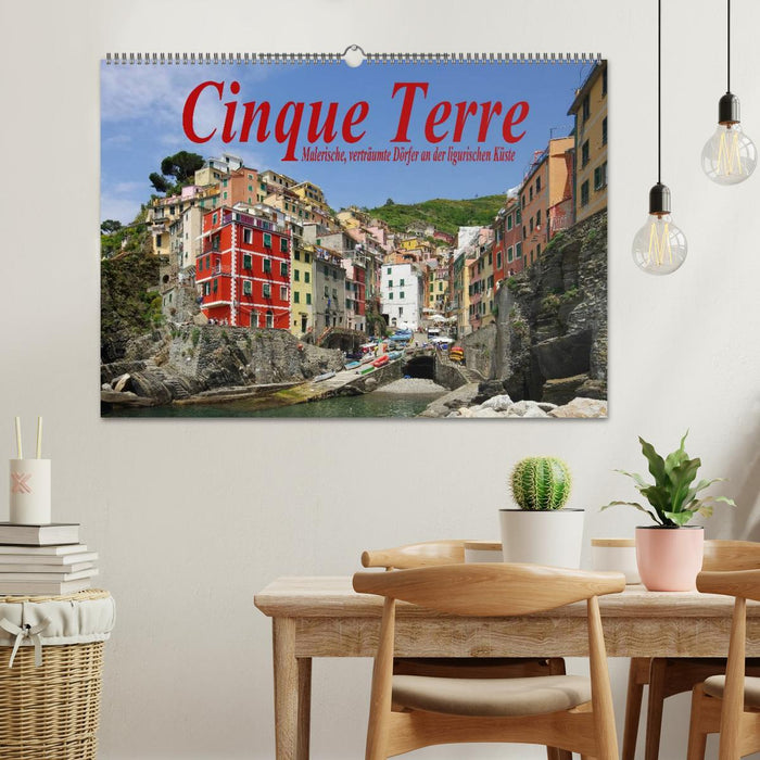 Cinque Terre - Malerische, verträumte Dörfer an der ligurischen Küste (CALVENDO Wandkalender 2025)