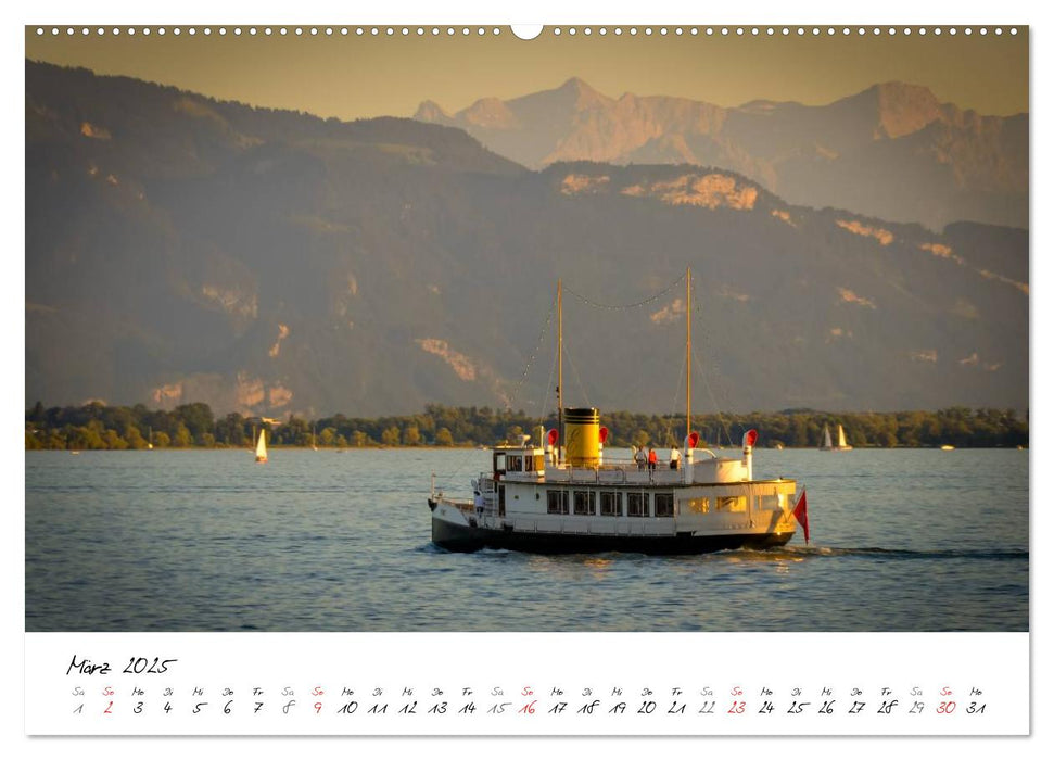 Unterwegs am Bodensee (CALVENDO Premium Wandkalender 2025)