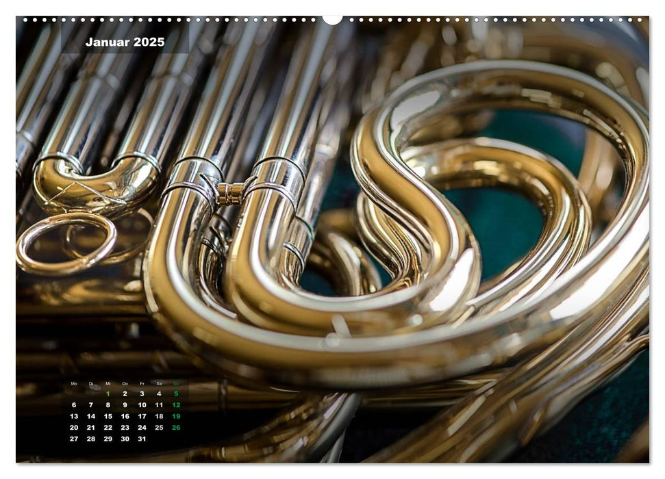 Das Horn, ein herrliches Instrument (CALVENDO Premium Wandkalender 2025)