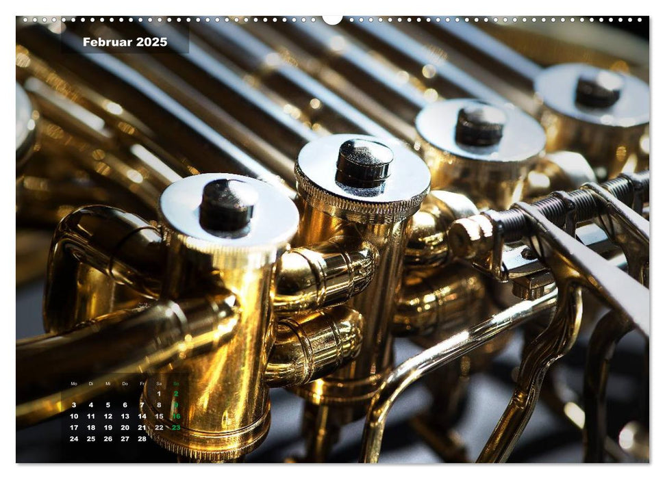 Das Horn, ein herrliches Instrument (CALVENDO Premium Wandkalender 2025)