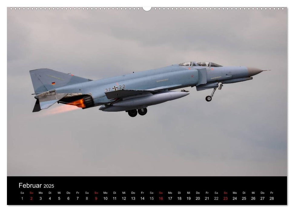 Phantoms bei der Luftwaffe (CALVENDO Premium Wandkalender 2025)