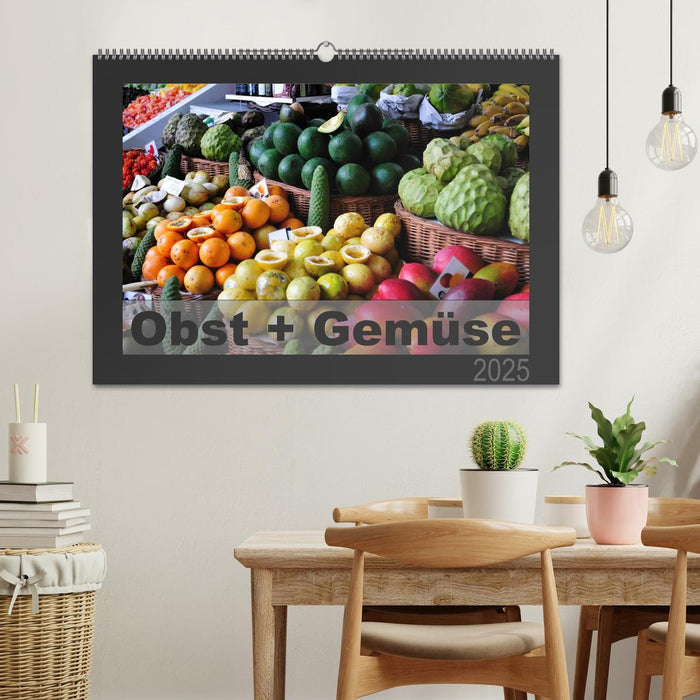 Obst + Gemüse (CALVENDO Wandkalender 2025)